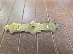 anglo american brass company eastlake backplate for a ring pull
