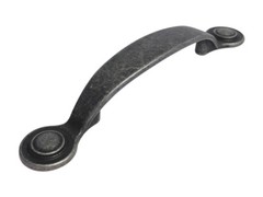 House Guard 3 3/4″ Antique Pewter Kitchen Bathroom Round Ring Cabinet Pull 96MM