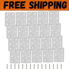 20pcs 2 Inch Butt Hinges Stainless Steel Cabinet Hinges Small Door Hinges Window