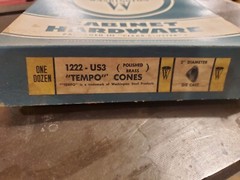 Tempo Cone Knob Mid Century Modern NOS Washington line cabinet hardware