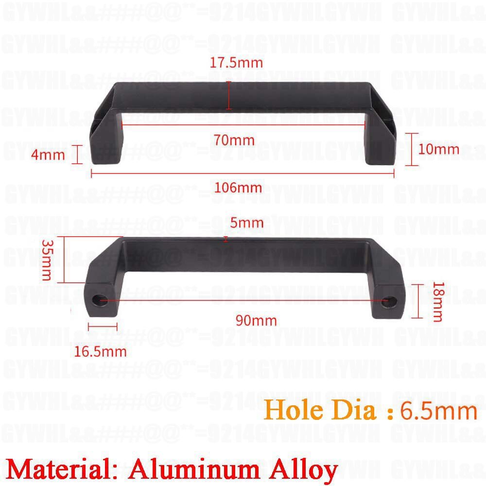 Heavy Duty Alu Alloy/Plastic Handle Industrial Door Pull Handle Cupboard Handle