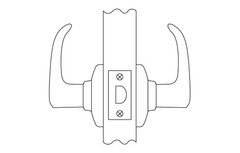 Kwikset 200BL 15 6AL RCS 200BL 15 6AL RCS Balboa Passage – Satin Nickel