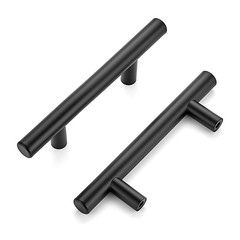 35 Pack | 5” Cabinet Pulls Matte Black Stainless Steel Kitchen Drawer Pulls …