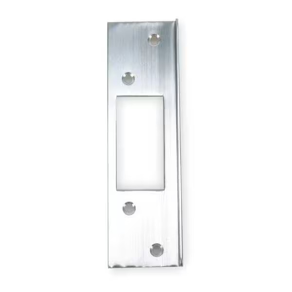 Manufacturer Varies Door Latch Guard, Aluminum, Aluminum, 6″L x 1-3/4″W 2MDH5