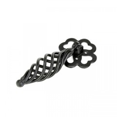 Renovators Supply Black Cabinet Knob 4.5 in Birdcage Style Drawer Pull Handles