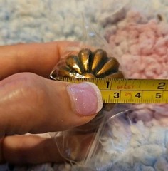 1 Heavy Metal Antique Vintage Look Copper Tone Drawer Knob Cabinet 1 1/4″ NIP