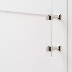 Crystal Palace Collection 3 In. Center-To-Center Crysacrylic with Polished Nicke