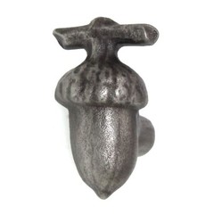 Schaub Mountain Acorn 1 3/4″ Cast Bronze Cabinet Knob Antique Iron 786-AI