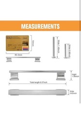10 Pack Brushed Nickel Cabinet Pulls, 5 Inch(128mm) Kitchen Cabinet Handles