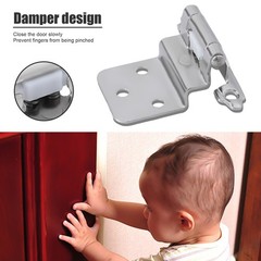 10Pcs 3/8″ Inset Semi Partial Wrap Around Kitchen Cabinet Hinges with Screws