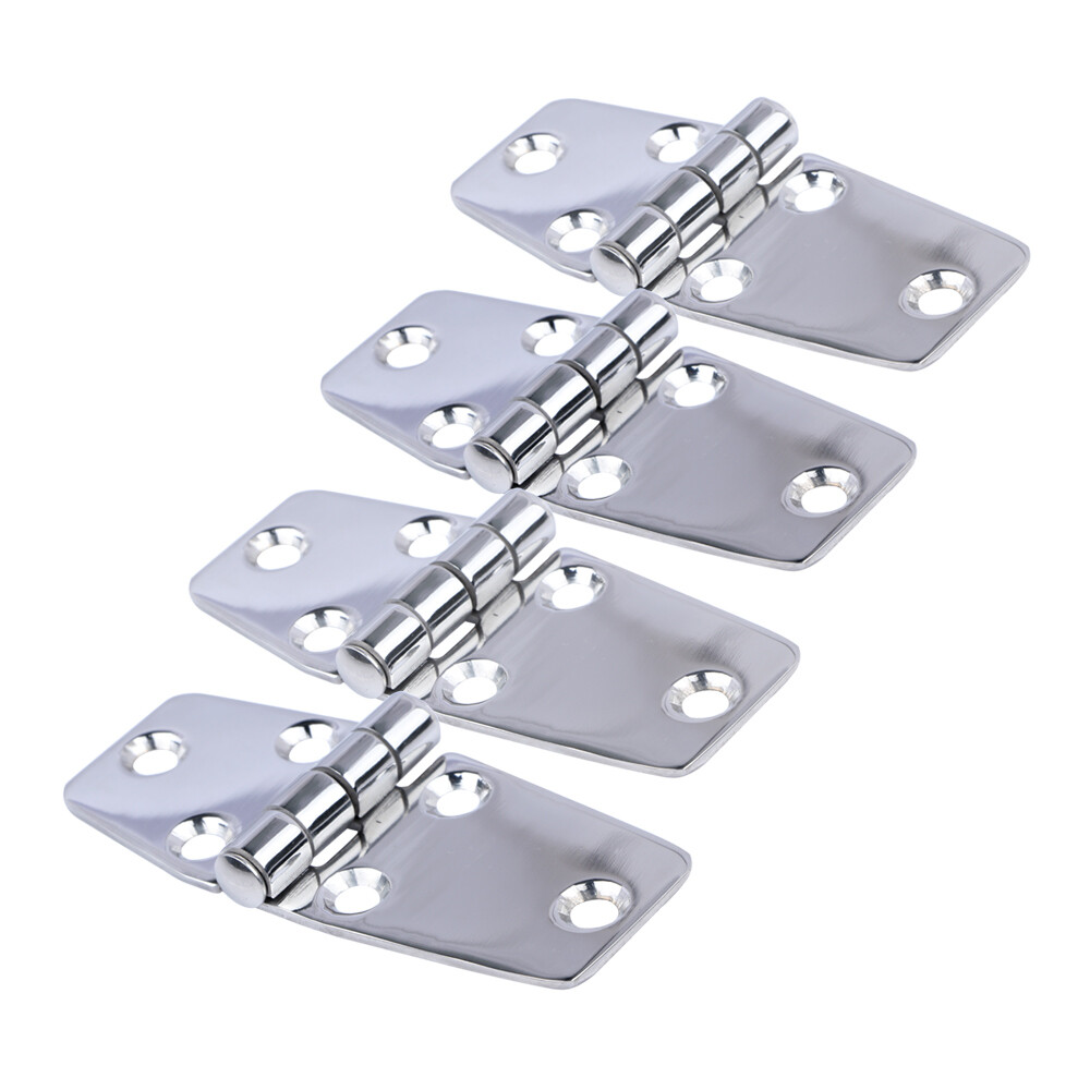 4X Marine Stainless Steel Hinges Door/Gate/Cabinet Hinges Highly Polished