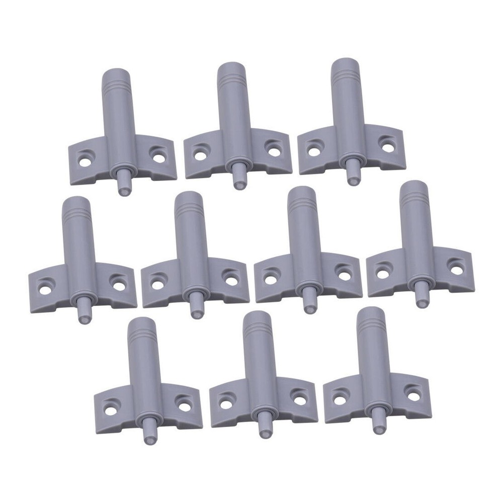 10Pack Grey/White Kitchen Door Stop Drawer Closer Damper Buffers And Screws A