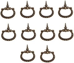 10Pcs Mini Cabinet Pulls, Self-Tapping Screws Knobs Handles for Jewelry Box Draw