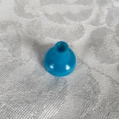 1930s 1940s Art Deco Blue Bakelite Cabinet Knob