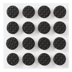 Scotch Black Adhesive Bumper Pads 40 PCS, Self-Stick 3/8 in x in,