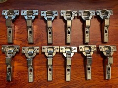 Lot of 12 Blum 71b355-01.01 Cabinet Hinge only NO Clip Plate or Screws (a4)