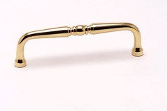 Polished Brass Kitchen Cabinet or Furniture Pull Berenson # 9996-303
