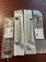 LOT OF 2 Amerock BP37626PN Balata 7-9/16″ Center to Center Knurled Handle Nickel