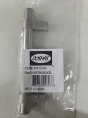 Satin Nickel Euro Style Cabinet Bar Pulls #161-3.5SN