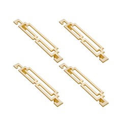 WJXFHTD 4PCS Art Decor Drawer Pulls, Chinese Hollow Gold Handle Gold Cabinet …