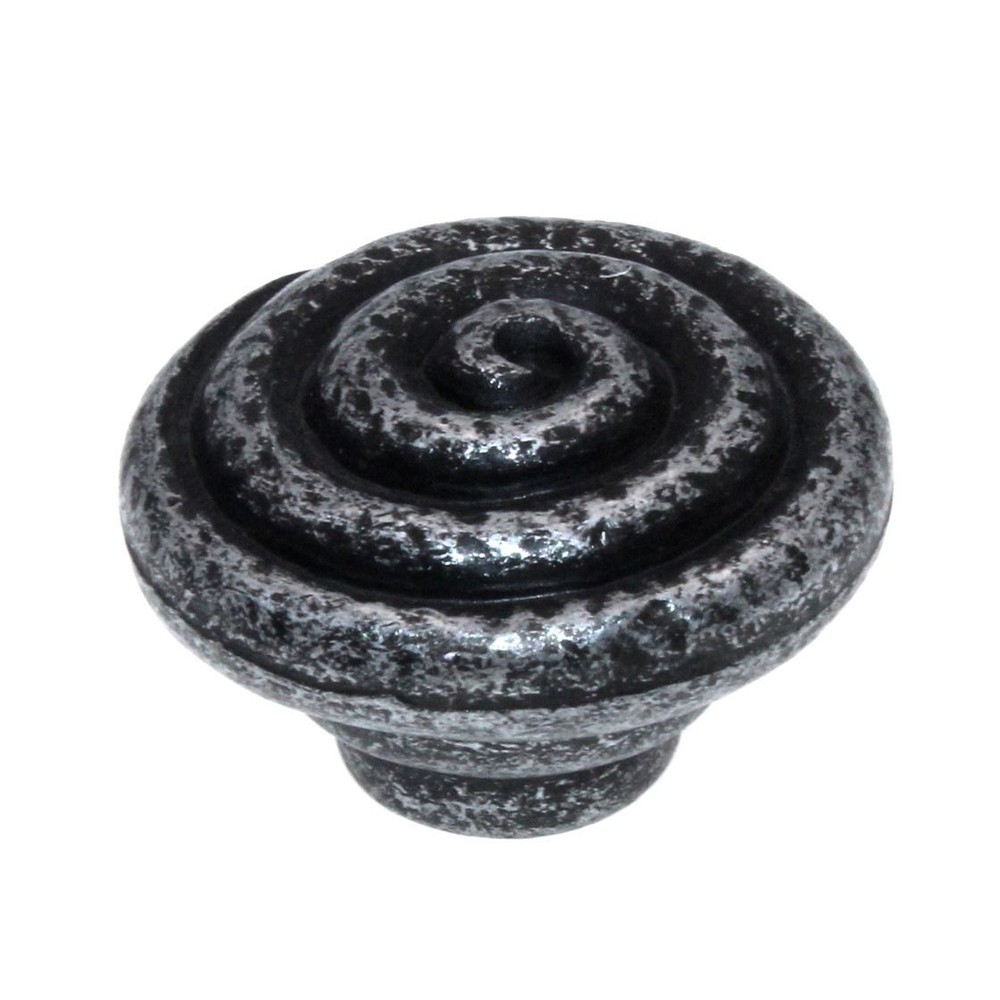 Pack of 20 P7351-VP Vibra Pewter 1 1/4″ Swirl Cabinet Knobs Hickory Manchester