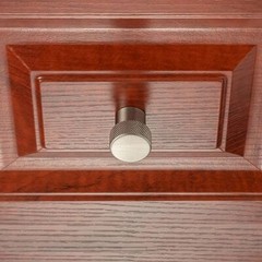 Knurled Cabinet – Pull Handle (25mm / 1 Knob 1 – 10Pcs Brushed Nickel Knob