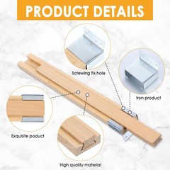 Guías para cajones de madera con montaje inferior y guía central clásica