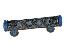 Atlas Tangeres Glass Cabinet Handle 3″ Center Pulls Designer Hand Made USA
