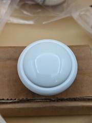 Lot of 25 BELWITH CABINET KNOB – DRAWER PULL White Porcelain #P14848-W MIP