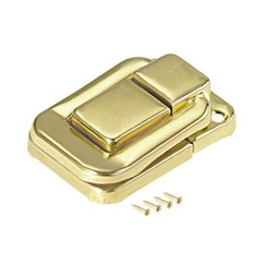 uxcell Toggle Latch, 38mm Retro Style Yellow x 25mm,4 pcs,