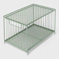 Large Stackable Slide Out Drawer Green – 9.33 (H) x 10 (W) x 15 (D)