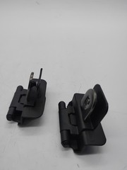 Amerock 3/8 In Inset Cabinet Hinges Matte Black Demountable Steel Self Closing