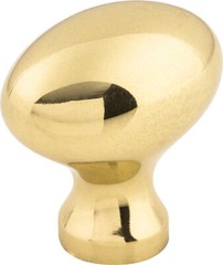 Top Knobs M368 Cabinet Egg Knob 1 1/4 Inch Polished Brass
