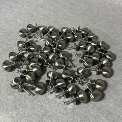 Lot Of 44 Oval Brushed Satin Nickel Cabinet Drawer Pulls Handles Knobs