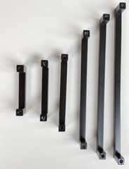 Premium Black Stainless Steel Cabinet Door Handles Cupboard Drawer Pulls