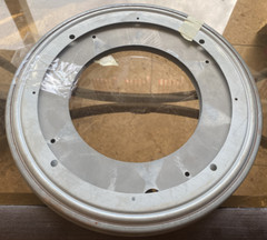 (Lot of 2) 12 ” Flat Lazy Susan Metal w/ Bearings ~ Triangle Mfg. Co.