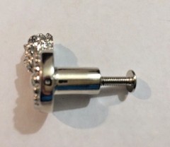 Vicenza Designs Sforza Pineapple Knob Small Polished Nickel K1096 $44