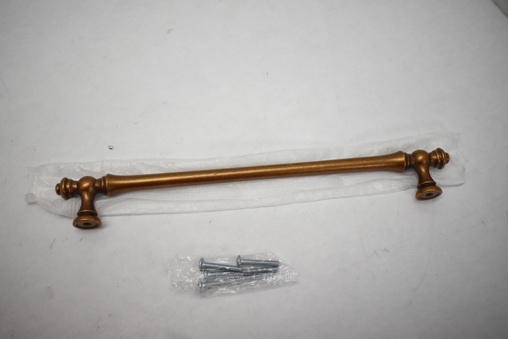 Lot of 7 Antique Brass Cabinet Drawer Door Pull Handles w/ Screws 9″ Center to C