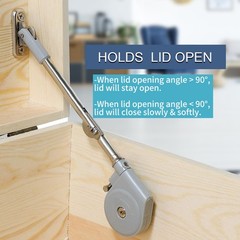 Toy Box Hinges Soft Close – Hinges for Wooden Box Chest Storage Trunk Bench L…