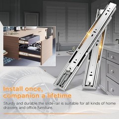 Soft Close Stainless Steel Full Extension 16 Inch stainless soft close-5 pair