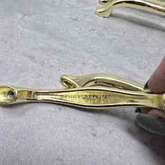 4pc-1999 KBC Gold Tone Metal Drawer Pulls 3″ Centers Brass