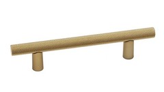 Alno A2902-3 Vita Bella 3″ Center to Center Modern Knurled Bar – Champagne
