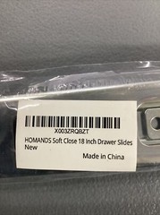 HOMANDS Soft Close 18 Inch Drawer Slides Side Mount Rails – Heavy Duty Full E…
