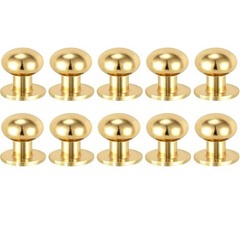 Miniature Gold Dresser Knobs 10 Sets Perfect for New Furniture Projects
