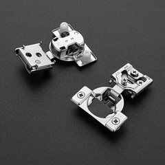 Ravinte 20 Pack 10 Pairs 3/4 inch Overlay Soft Overlay, Satin Nickel
