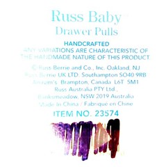 Set of 4 – Russ Baby – CHILDREN’S VEHICLE CAR THEMED Multi-Color – DRAWER PULLS