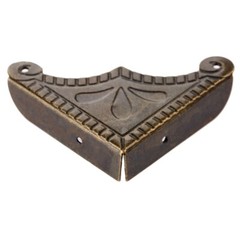 4pcs Metal Decorative Corner Protectors Box Table Album Book Iron Guards S/L
