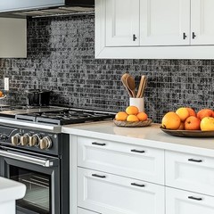 Joy Decor Single Hole Kitchen Knobs – Single Hole – Set of 2 – Black