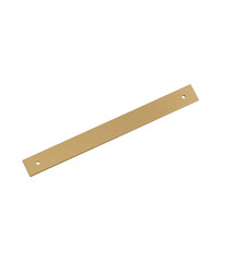 Amerock 8-7/8 in 224mm Cabinet Pull Backplate Champagne Bronze Rectangle 1 PC NE