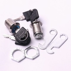 2/4/6PCS 20mm Tool Box Desk Drawer Cabinet Cylinder RV Tubular Cam Locks + Keys